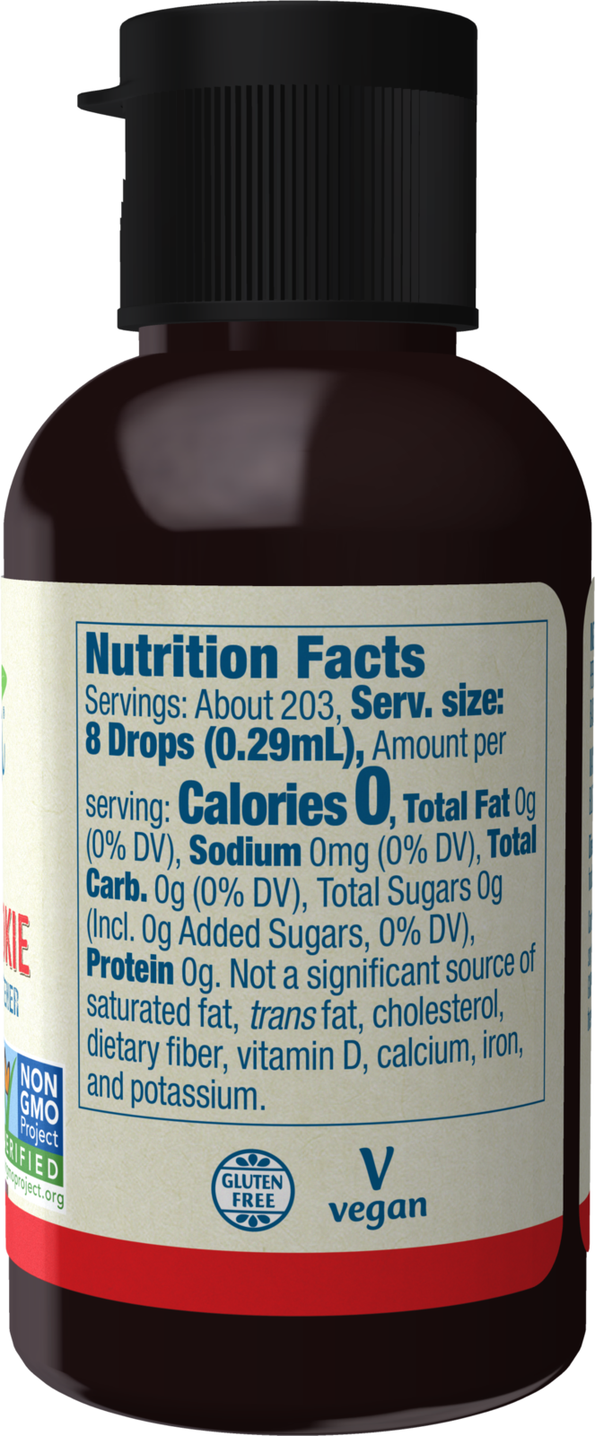 NOW BetterStevia® Peppermint Cookie Zero-Calorie Sweetener, 2 fl. oz.