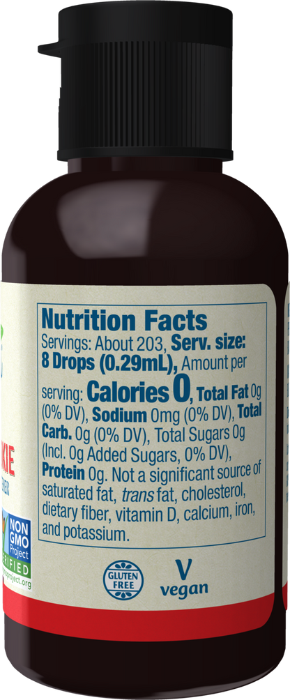 NOW BetterStevia® Peppermint Cookie Zero-Calorie Sweetener, 2 fl. oz.