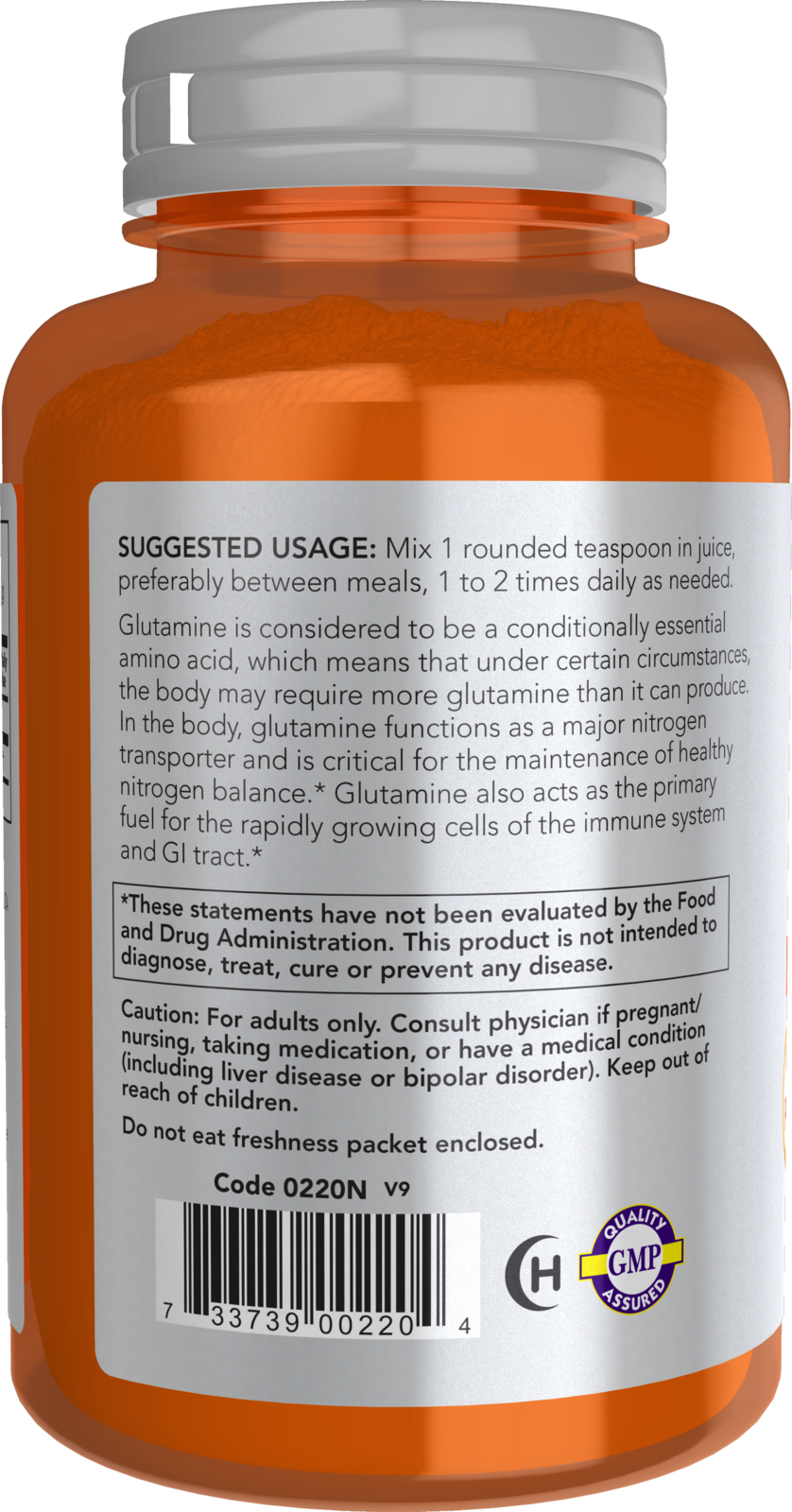 NOW Sports, L-Glutamine Powder, Amino Acid, 6 oz