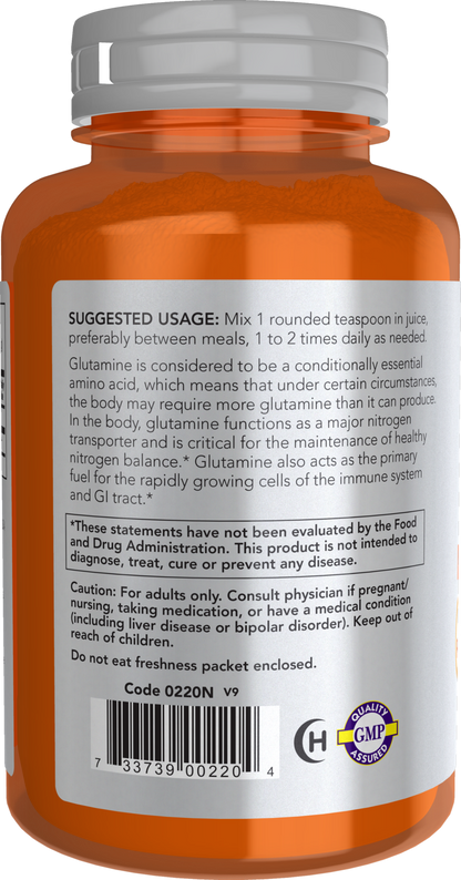 NOW Sports, L-Glutamine Powder, Amino Acid, 6 oz