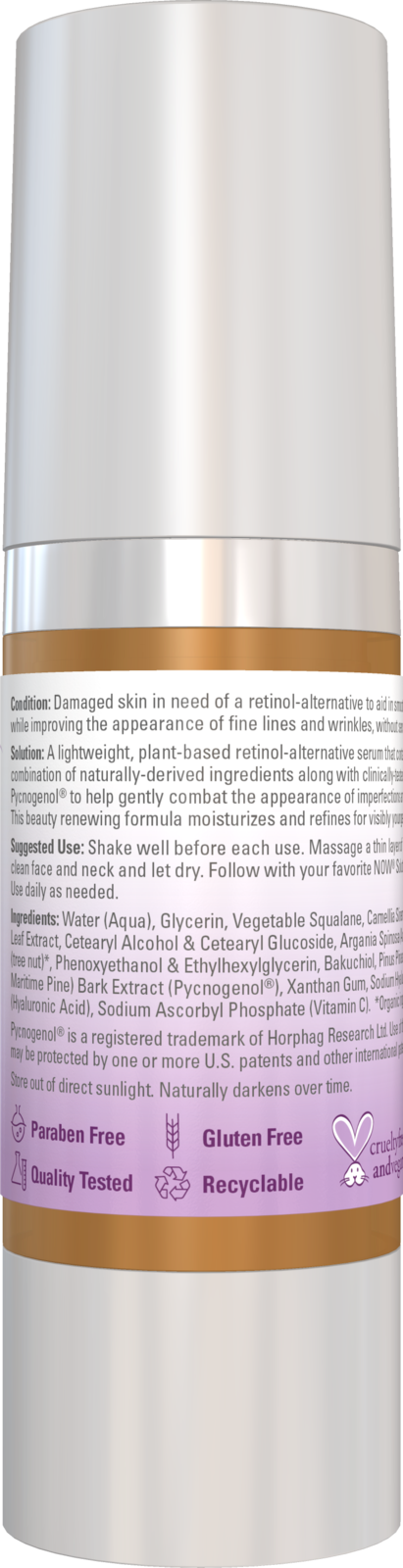 NOW Solutions, Bakuchiol Skin Renewal Serum, Smooth Skin, 1 fl. oz