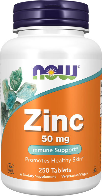 NOW Supplements, Zinc (Zinc Gluconate) 50 mg, Immune Support*, 250 Tabs