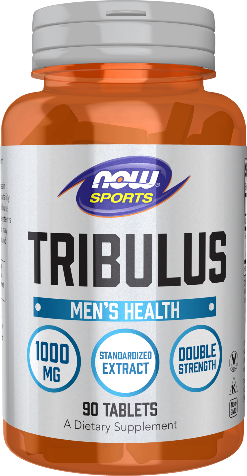 NOW Sports, Tribulus 1,000 mg, Double Strength, Men's Health, 90 Tabs