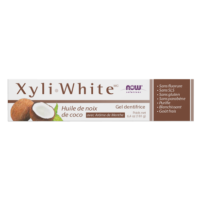 NOW Solutions, Xyliwhite™ Toothpaste Gel, Coconut Oil, 6.4 oz