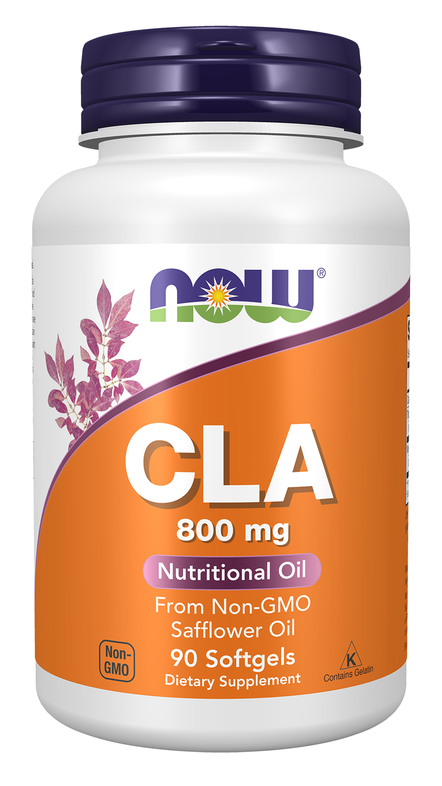 NOW Supplements, CLA 800 mg, Nutritional Oil, 90 Softgels