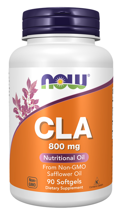 NOW Supplements, CLA 800 mg, Nutritional Oil, 90 Softgels