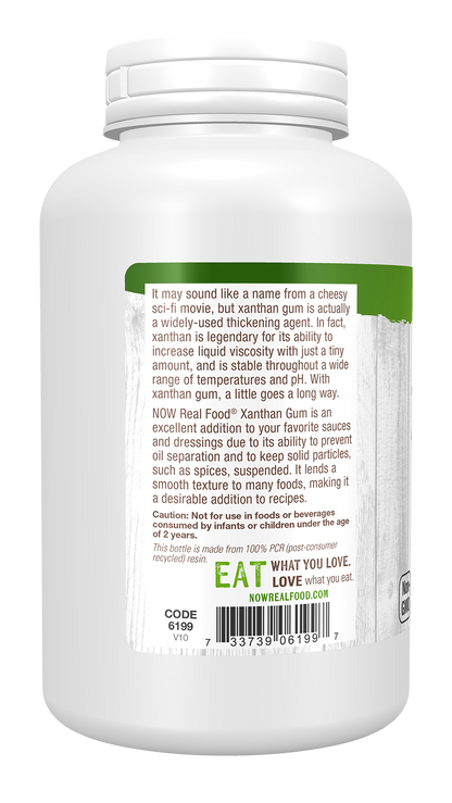 NOW Foods, Xanthan Gum Powder, Gluten-Free Thickener, 6 oz