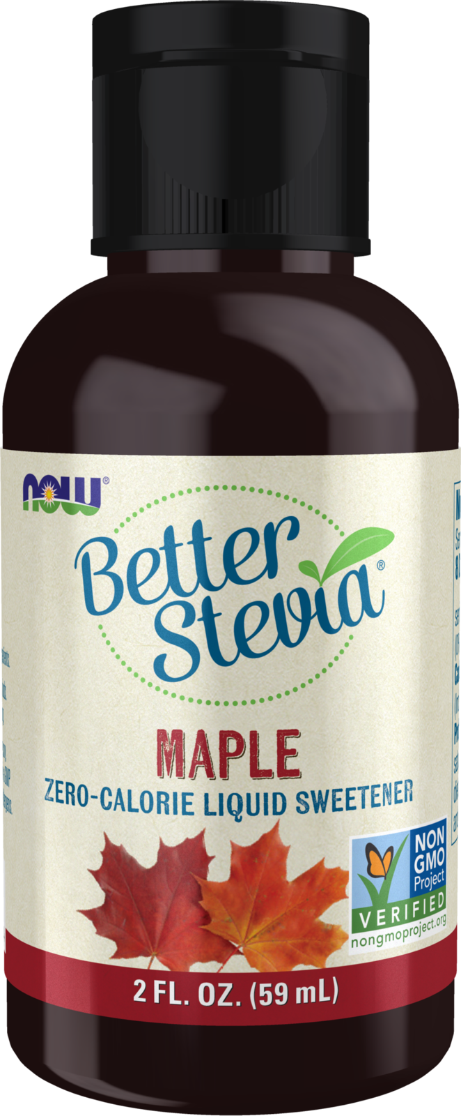 NOW BetterStevia® Maple Zero-Calorie Liquid Sweetener, 2 fl. oz.
