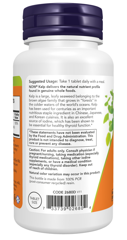 NOW Supplements, Kelp 150 mcg of Iodine, 200 Tabs