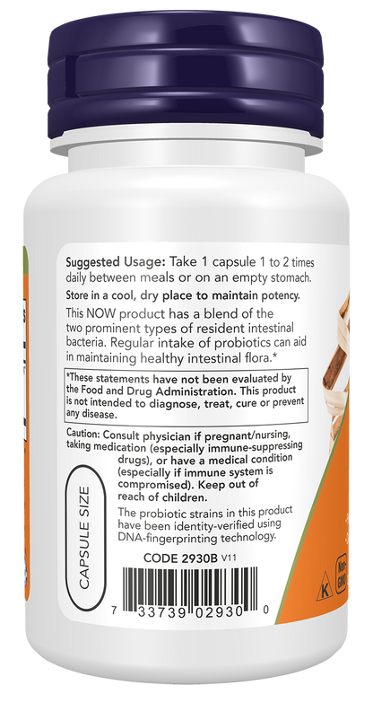 NOW Supplements, 8 Billion Acidophilus & Bifidus, Probiotic, 60 Veg Caps