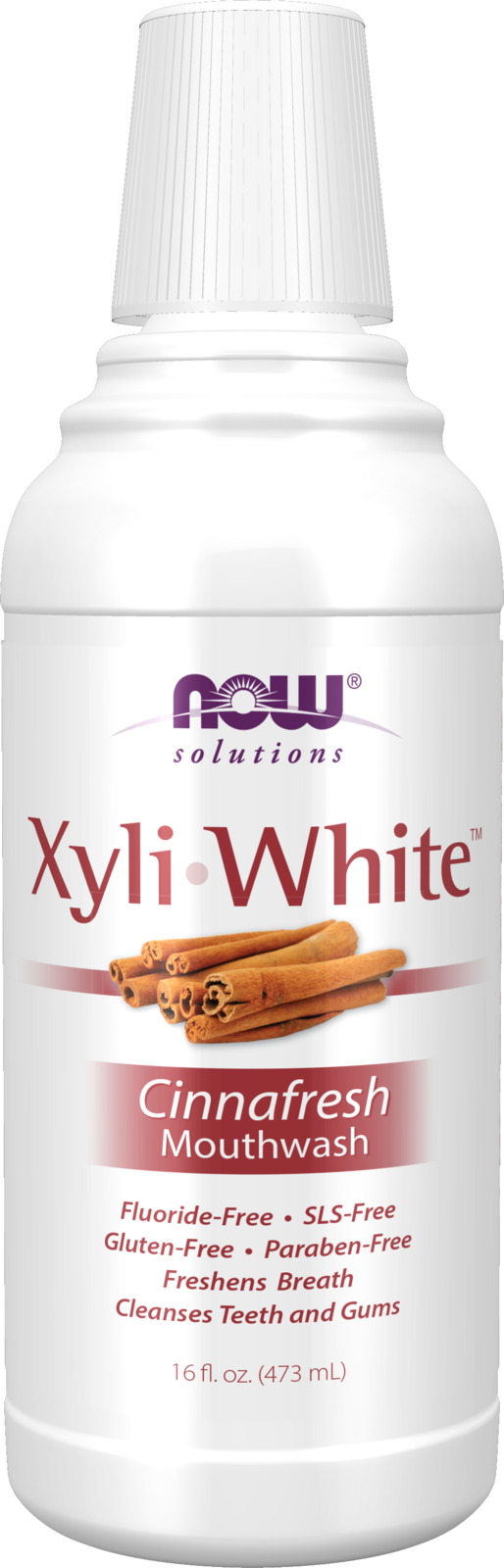 NOW Solutions, Xyliwhite™ Mouthwash, Cinnafresh Flavor, 16 fl. oz