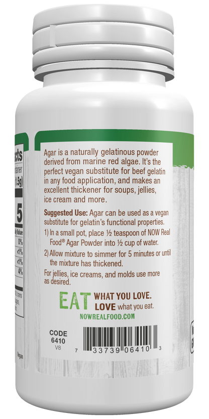 NOW Foods, Agar Powder, Vegan Substitute for Gelatin, 2 oz
