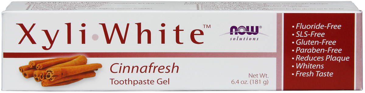 NOW Solutions, Xyliwhite™ Toothpaste Gel, Cinnafresh  Flavor, 6.4 oz