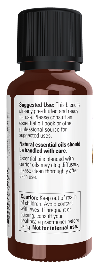 NOW Essential Oils, Myrrh Oil Blend w/ Jojoba, Steam Distilled, 1 fl. oz.
