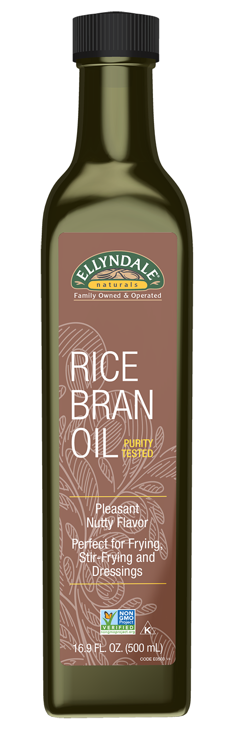 NOW Foods, Rice Bran Oil, Nutty Flavor, Great for Frying, 16.9 fl. oz