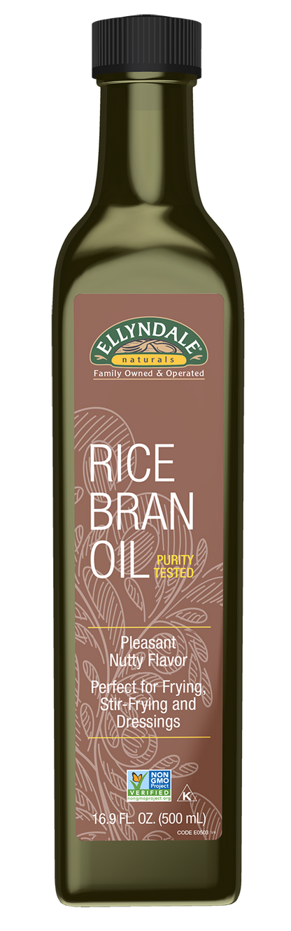 NOW Foods, Rice Bran Oil, Nutty Flavor, Great for Frying, 16.9 fl. oz