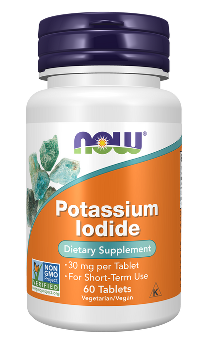 NOW Supplements, Potassium Iodide 30 mg, Dietary Supplement, 60 Tabs