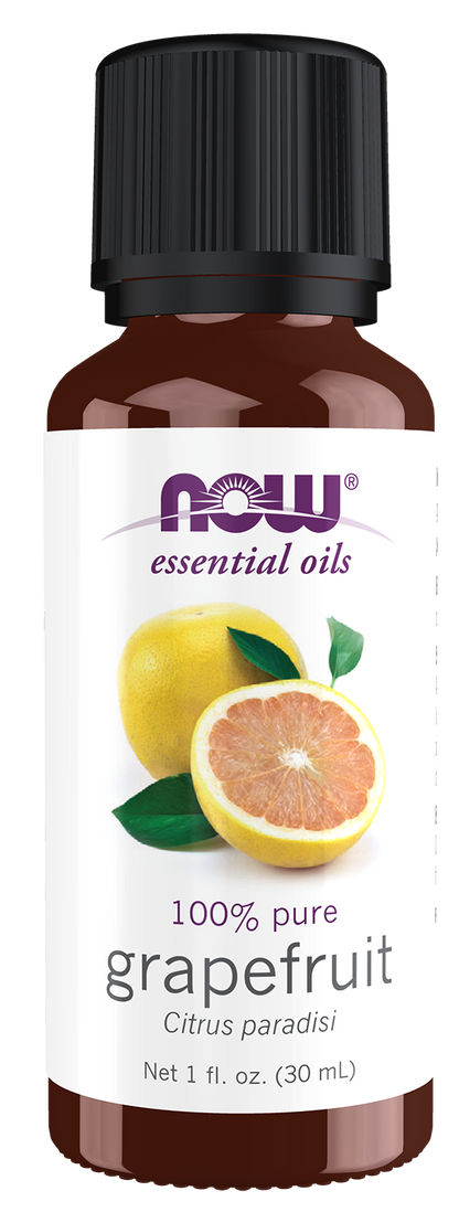 NOW Essential Oils, Grapefruit Oil, Cold Pressed, Undiluted, 1 fl. oz