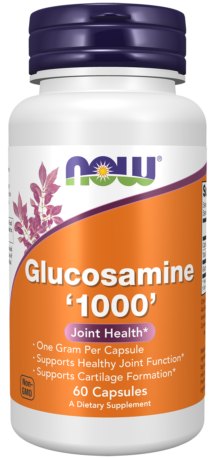 NOW Supplements, Glucosamine '1000', 1 g Per Capsule, 60 Veg Capsules