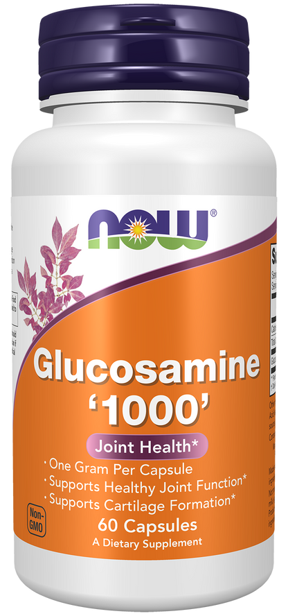NOW Supplements, Glucosamine '1000', 1 g Per Capsule, 60 Veg Capsules