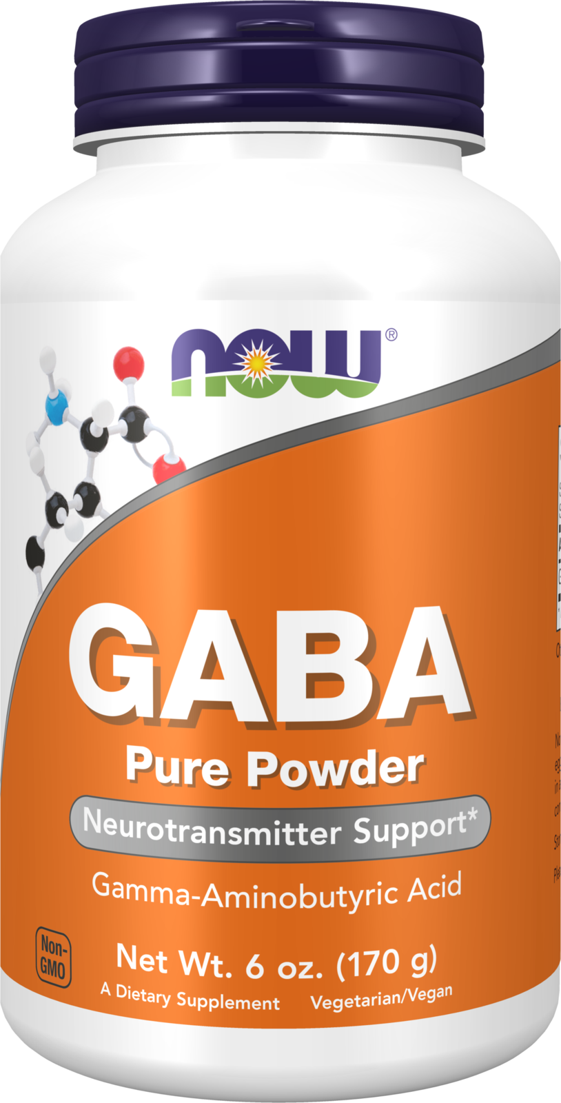NOW Supplements, GABA Powder, Cognitive Support*, 6 oz