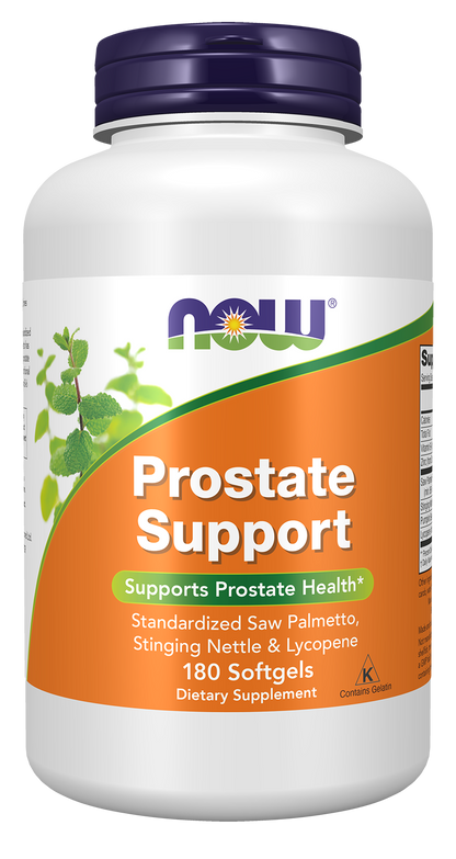 NOW Supplements, Prostate Support w/Standardized Saw Palmetto, 180 Softgels