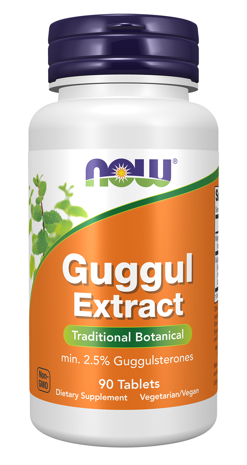 NOW Supplements, Guggul Extract 500 mg per Tablet, 90 Tablets