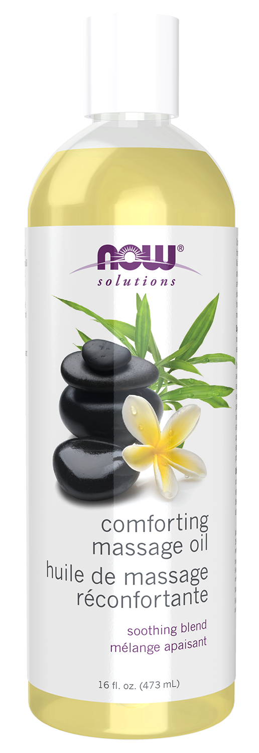 NOW Solutions, Comforting Massage Oil, Soothing and Nourishing, 16 fl. oz