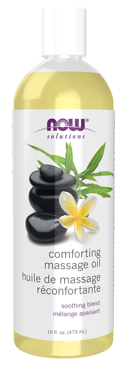 NOW Solutions, Comforting Massage Oil, Soothing and Nourishing, 16 fl. oz