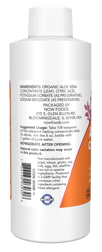 NOW Supplements, Aloe Vera Concentrate, 4 fl. oz