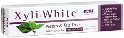 NOW Solutions, Xyliwhite™ Toothpaste Gel, Neem and Tea Tree, 6.4 oz