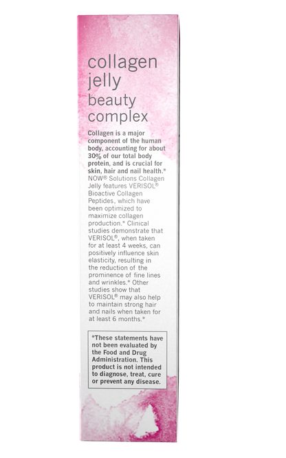NOW Solutions, Collagen Jelly Beauty Complex, Plum, 10 Jelly Sticks