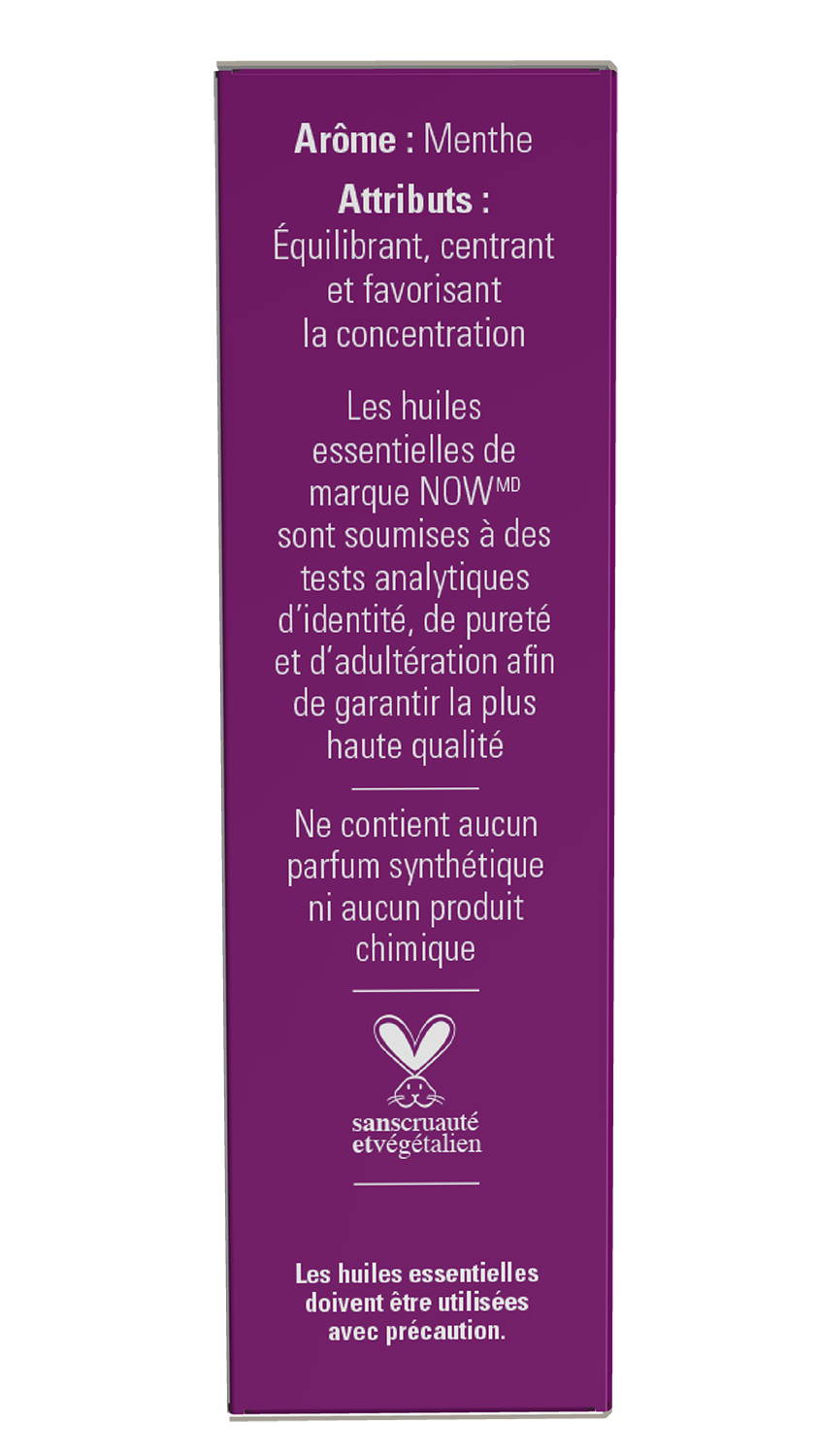 NOW Essential Oils, Mind That Energy Focusing Roll On Blend, 10 mL