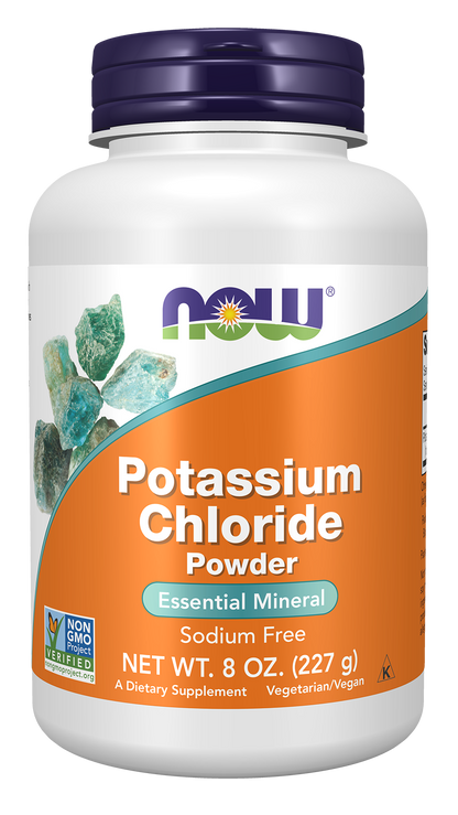 NOW Supplements, Potassium Chloride Powder, Essential Mineral*, 8 oz