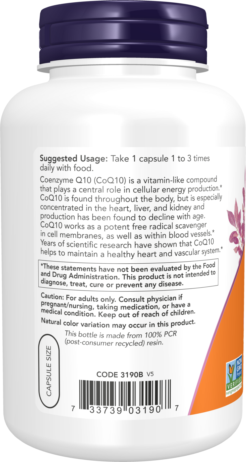 NOW Supplements, CoQ10 30 mg, Pharmaceutical Grade, 240 Veg Caps