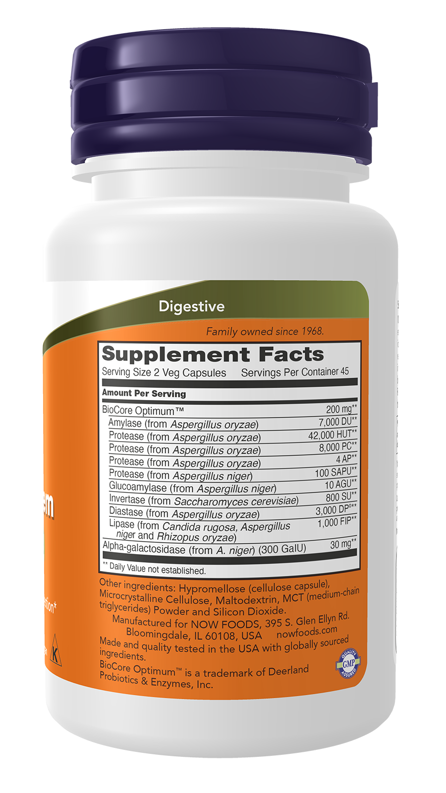 NOW Supplements, Optimal Digestive System, Enzymes, 90 Veg Caps