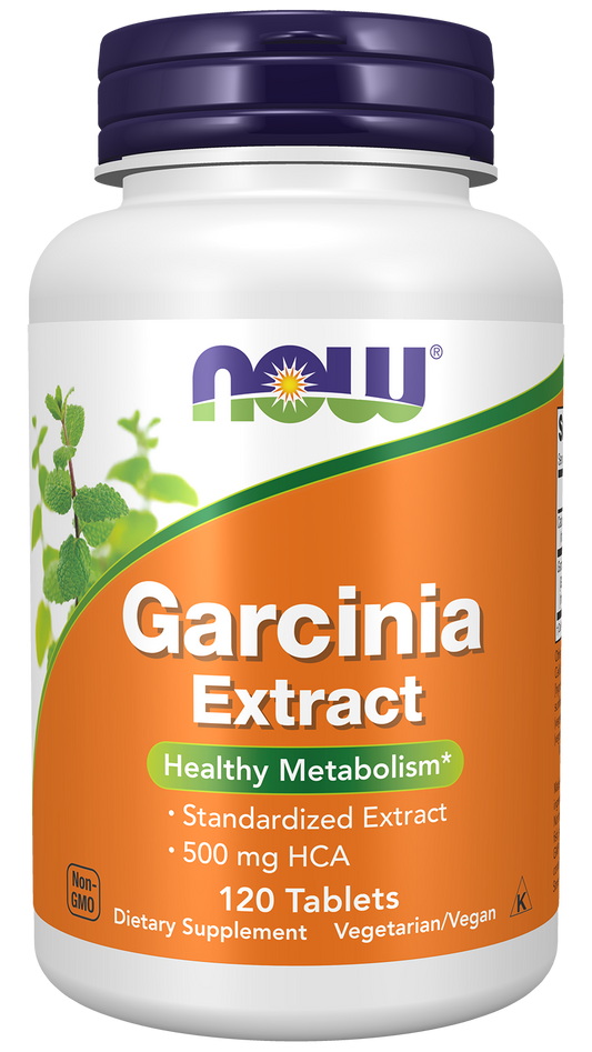 NOW Supplements, Garcinia Extract, Healthy Metabolism*, 120 Tabs