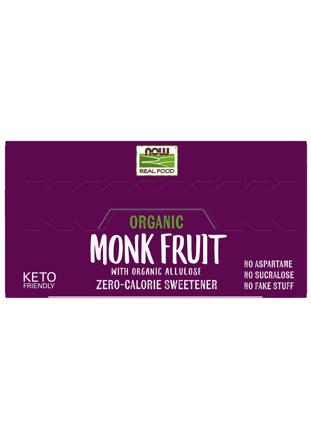 NOW Foods, Organic Monk Fruit, Zero-Calorie Sweetener, Non-GMO, 70 Packets