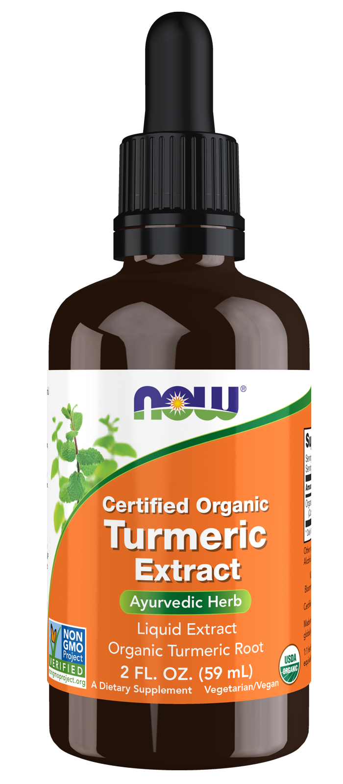 NOW Supplements, Organic Turmeric Extract, Ayurvedic Herb, 2 fl. oz