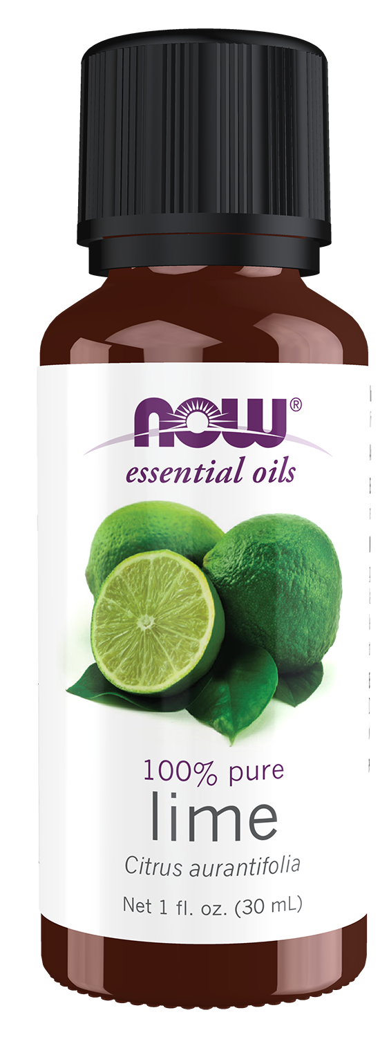 NOW Essential Oils, Lime Oil, Undiluted, Steam Distilled, 1 fl. oz