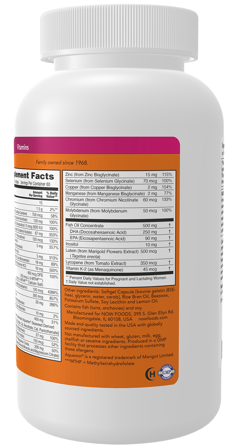 NOW Supplements, Prenatal Gels + DHA with 250 mg DHA, 180 Softgels