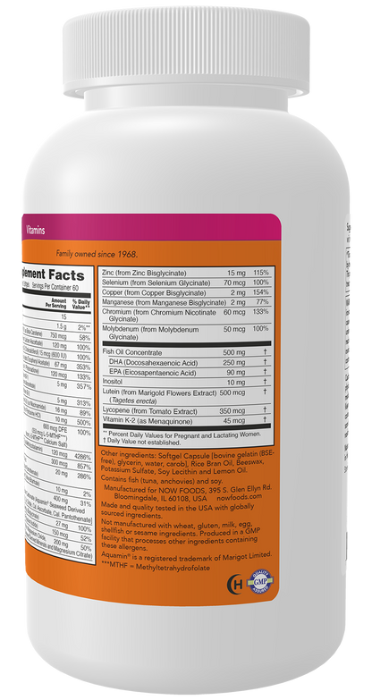 NOW Supplements, Prenatal Gels + DHA with 250 mg DHA, 180 Softgels