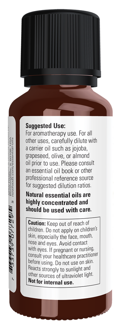 NOW Essential Oils, Invigorating Lemon & Eucalyptus Oil Blend, 1 fl. oz