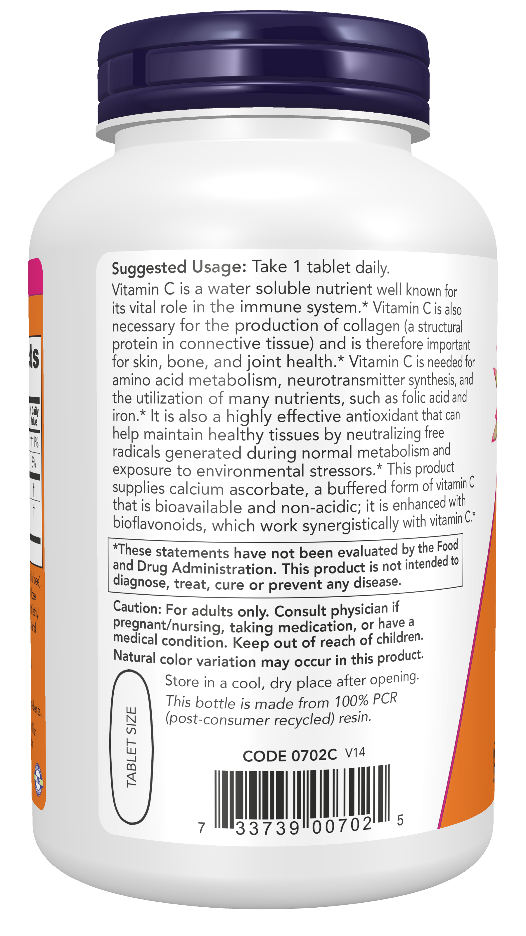 NOW Supplements, Vitamin C-1000 Complex, Buffered, 180 Tabs