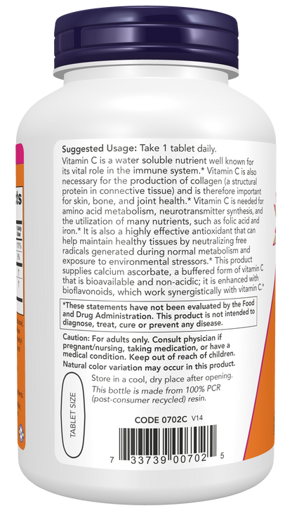 NOW Supplements, Vitamin C-1000 Complex, Buffered, 180 Tabs