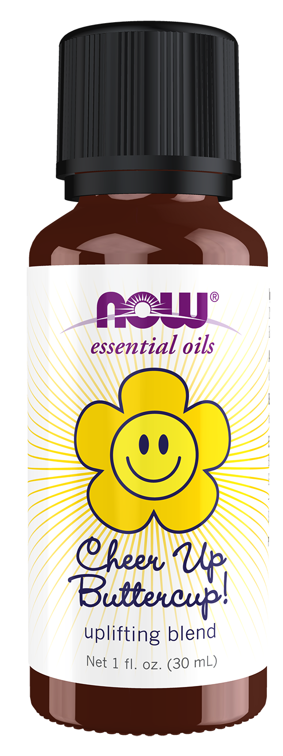 NOW Essential Oils, Cheer Up Buttercup Uplifting Citrus Oil Blend, 1 fl. oz