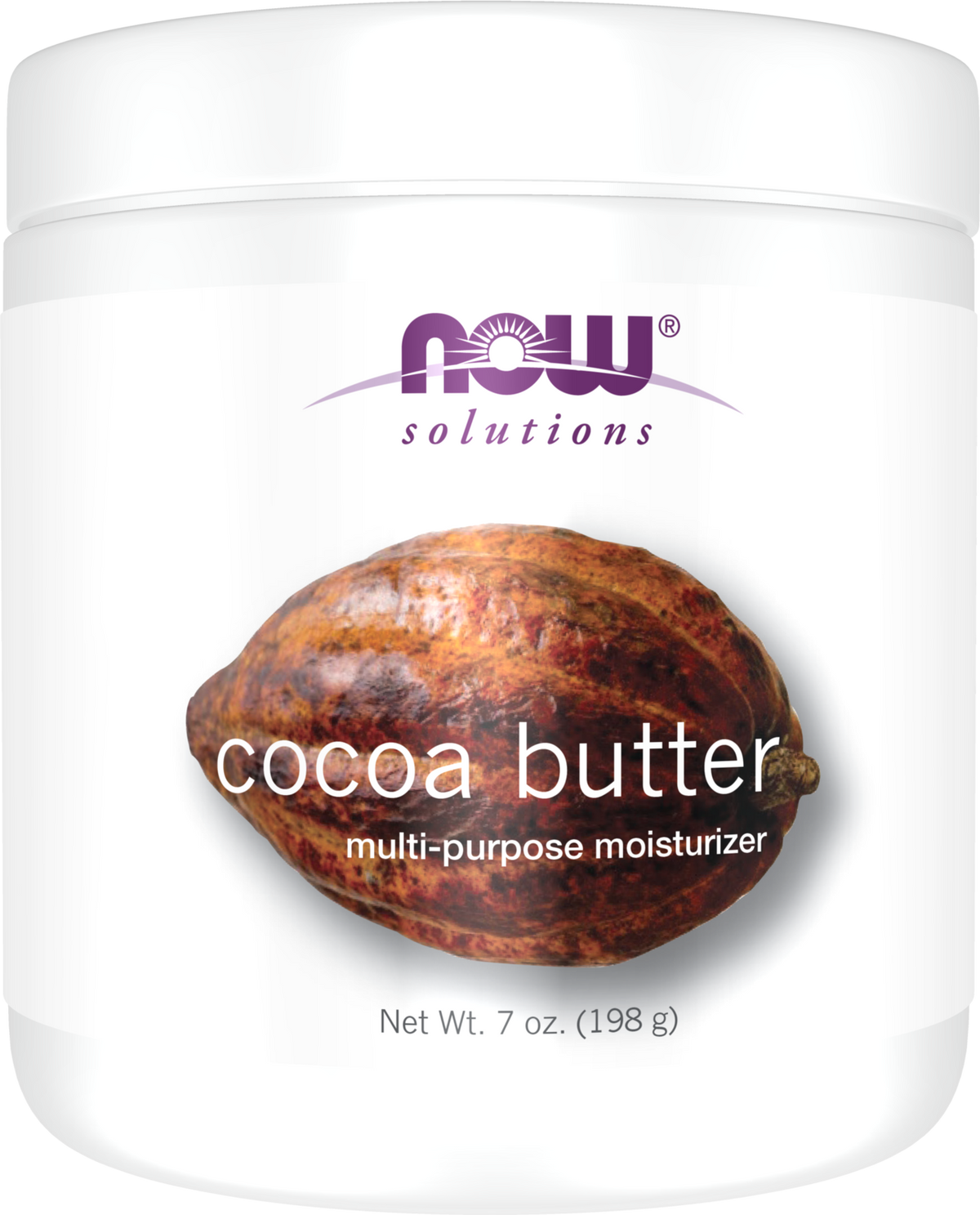 NOW Solutions, Cocoa Butter, Multi-Purpose Skin Moisturizer, 7 oz