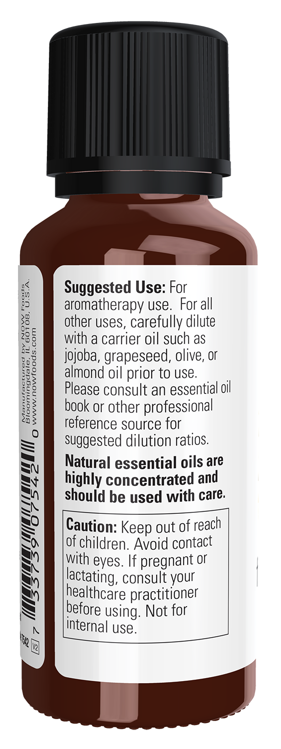 NOW Essential Oils, Frankincense Oil, Undiluted, Steam Distilled, 1 fl. oz