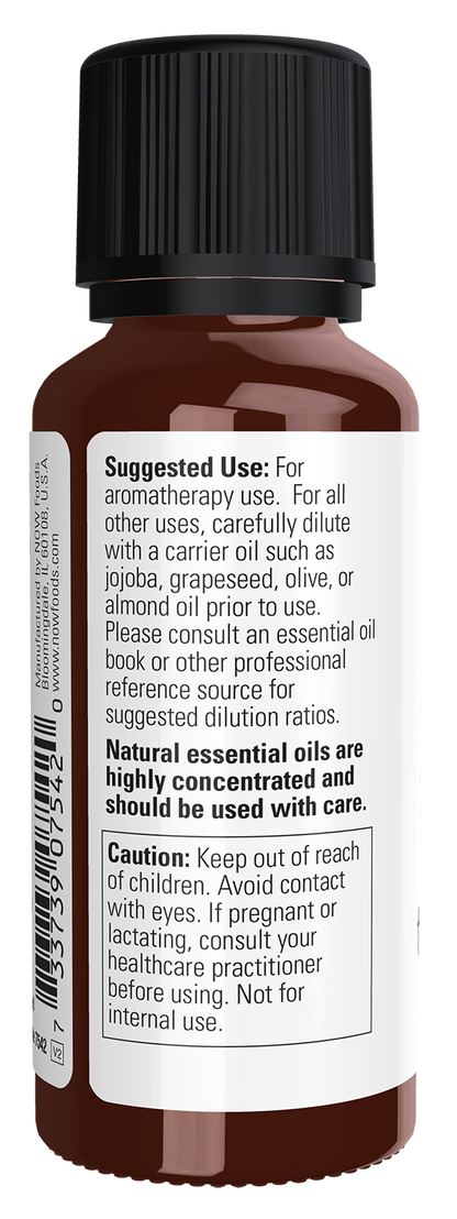 NOW Essential Oils, Frankincense Oil, Undiluted, Steam Distilled, 1 fl. oz