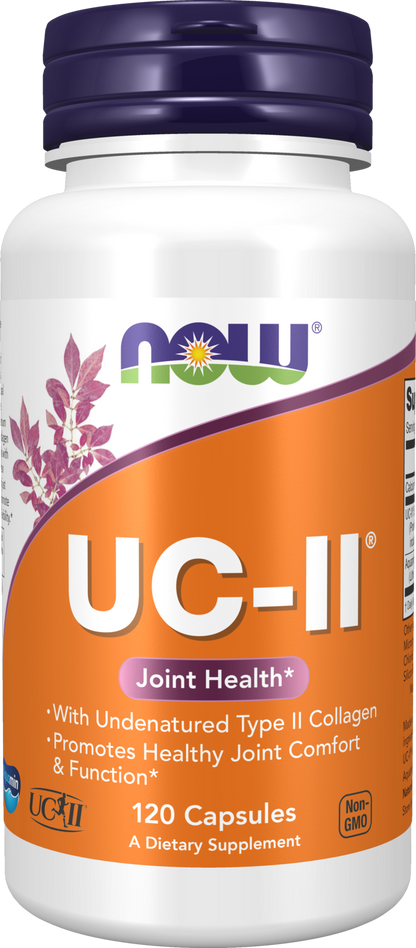 NOW Supplements, UC-II Type II Collagen, Undenatured Type II, 120 Veg Caps